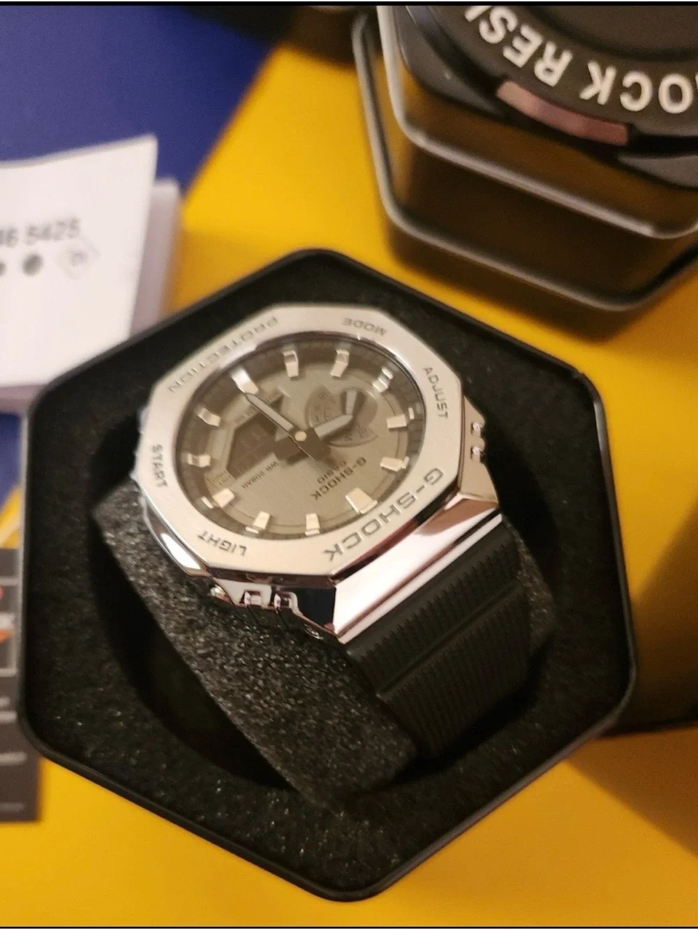 CASIO G-Shock GM-2100-1AJF Gray Silver Digital Chrono Mens Watch
